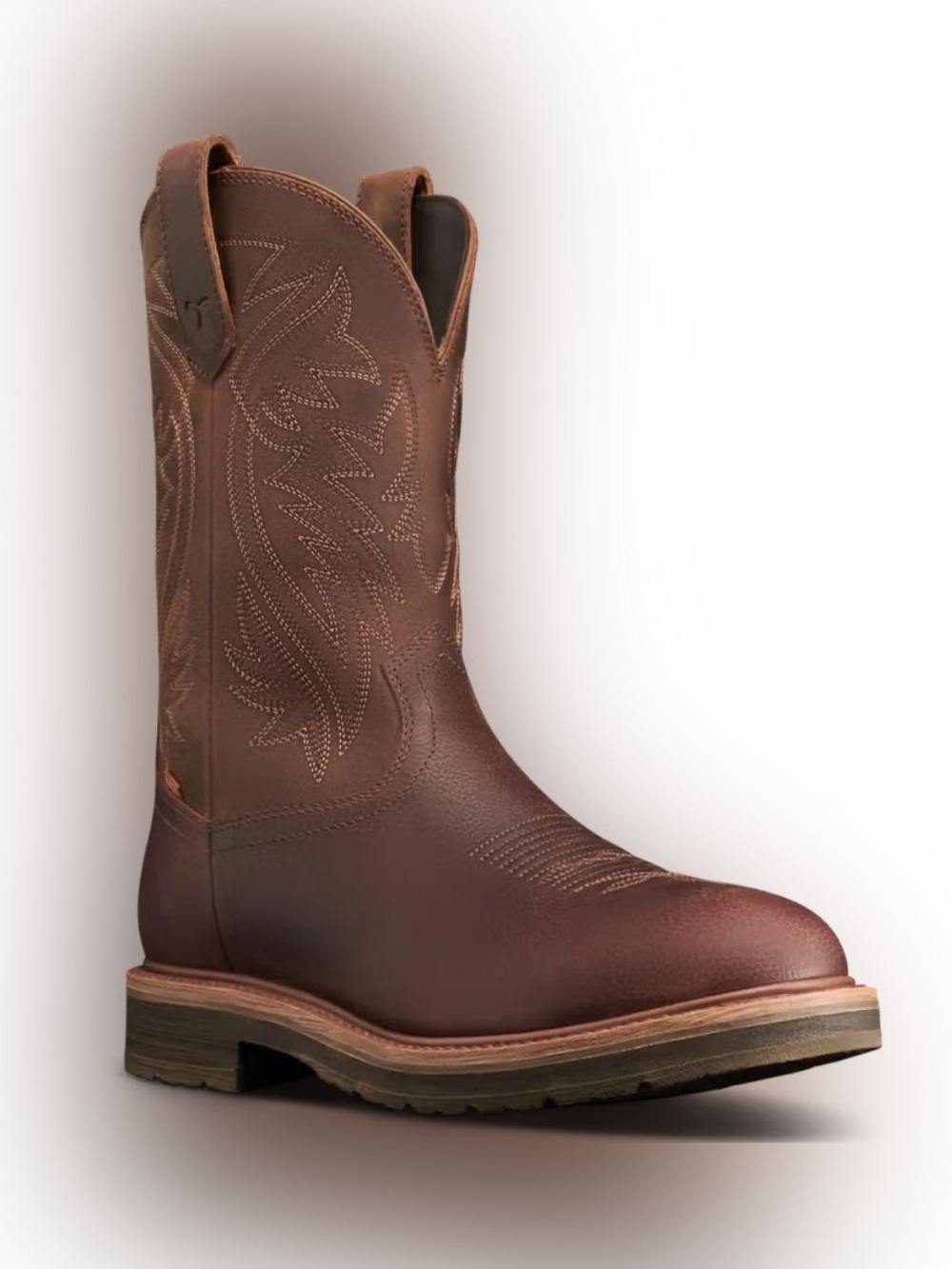 Tecovas Men's Longhaul Tobacco Brown Composite Toe Waterproof Work Boots 11.5 D